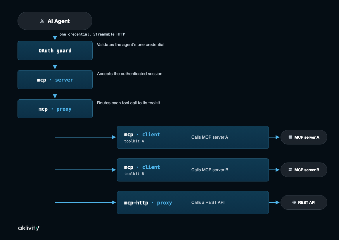 Secure agent access flow