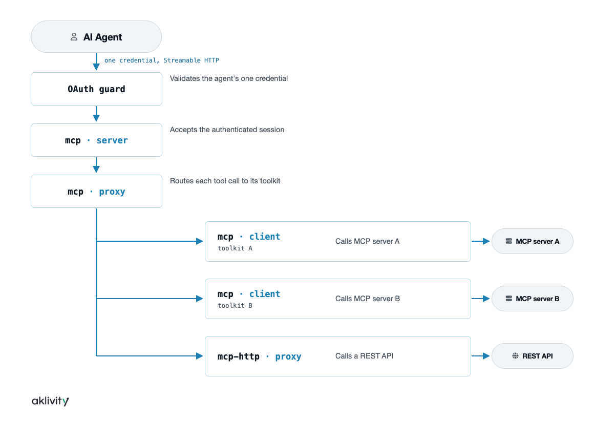 Secure agent access flow